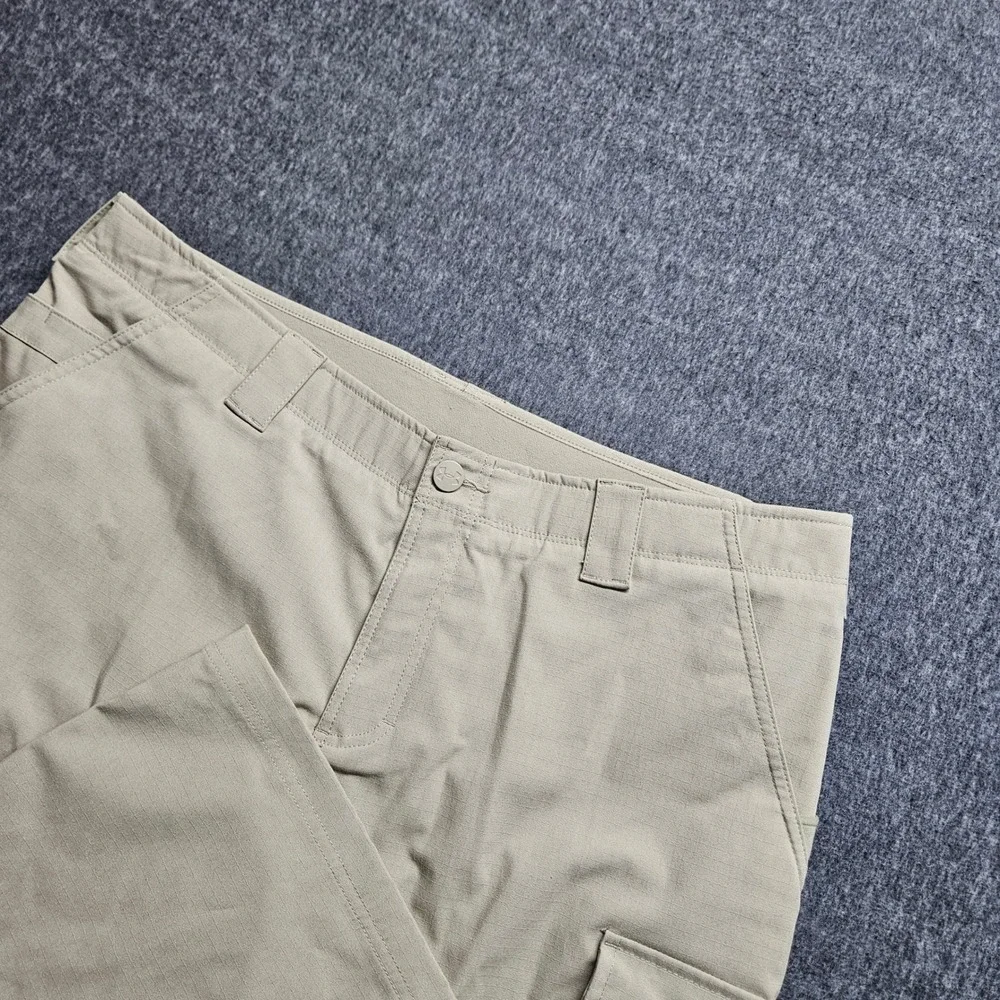 Under Armour Cargo Pants Mens 38x30 Tan Tactical Ripstop Utility Pockets
